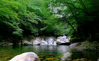 용추비경 지안재의 야경
