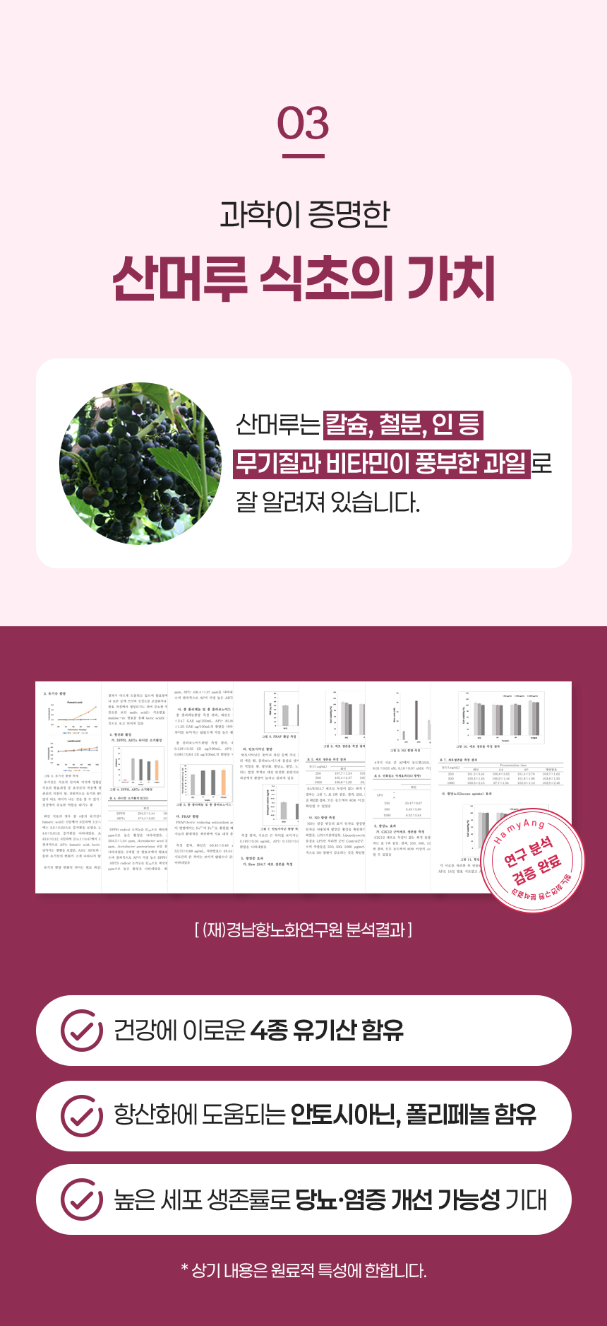 [13년 숙성] 하미앙 와인식초 250ml / 발사믹식초 250ml / 산머루 식초세트 250mlx2