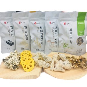 부각60g(김,새송이,황태껍질,고추,연근)